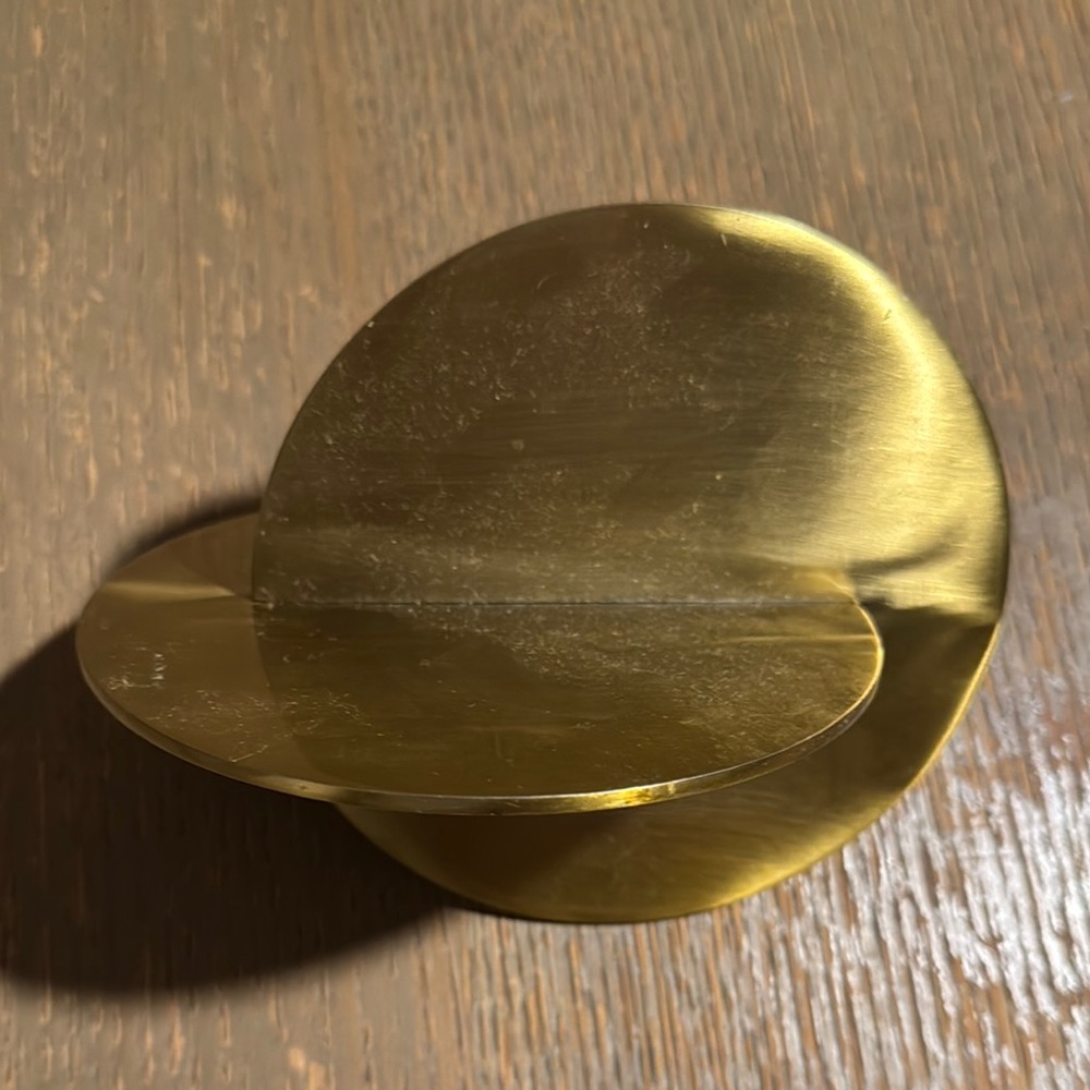 Heavy Gold Circular Decorative Piece